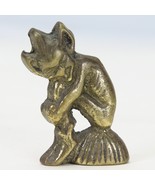 Pixie Devil Elf Vintage Brass Statuette Ornament Figurine Ring Holder - €21,17 EUR