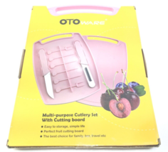 OTO Multi-Purpose Cutlery Set With Reverse Cutting Board 9 Pcs Camping A... - $3.95