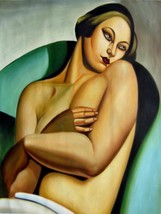 36x48 inches Rep. Tamara De Lempicka Oil Painting Canvas Art Wall Decor moder16D - $300.00