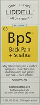 Liddell Homeopathic Back Pain Sciatica Spray, 1 Ounce - £15.21 GBP
