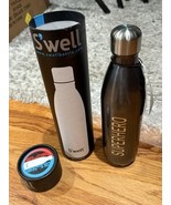 Swell 25oz Smokey Eye Gray Superhero Insulated Hot Cold 24hrs Steel Water Bottle - $555.55 MXN