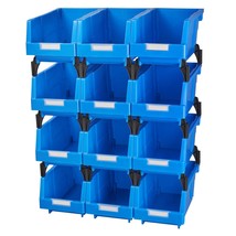 Tool Bins Garage Storage Bins Small Parts Container Stacking Storage Bin... - $57.99