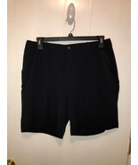 NEW Chubbies Everywear Mens XL Black Stretch Shorts Inseam 8&quot; Drawstring... - $27.71