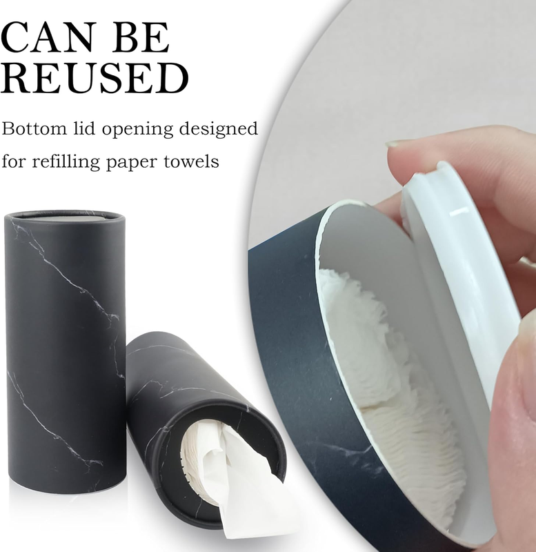 4PCS Car Tissue Holder for Car Cup Holder,Minimalist Car Tissues Cylinder of Tra Item image 5