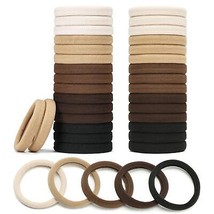 Mia Klein Hair Ties Black 100Count Extra Thick 5CM, Bulk Elastic Hair Bands for - $12.86