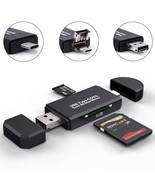 SD Card Reader USB C Card Reader 3 In 1 Type C Mirco USB - £7.09 GBP