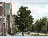 De L&#39;Est Large Street Vue Columbus Ohio Oh 1910 DB Carte Postale O1 - $5.07