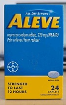 Aleve Caplets Naproxen Sodium Pain Reliever 220 mg, 24 Count Exp 10/2025+ - €7,87 EUR