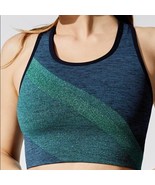 LNDR Comet Sports Bra Metallic Threading Poseion Blue Marl NWT Carbon38 ... - $38.00