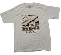 Key West Florida T Shirt Single Stitch Large 44 All Sport Events Vtg - $19.75