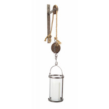 Industrial Pulley Mounted Canister Candleholder - $1,007.95 MXN