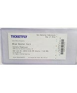 BLUE OYSTER CULT (BOC) - ORIGINAL 2018 UNUSED WHOLE FULL CONCERT TICKET - $15.00