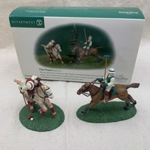 Department Dept 56 Heritage Dickens POLO PLAYERS Set of 2 58529 - £16.47 GBP
