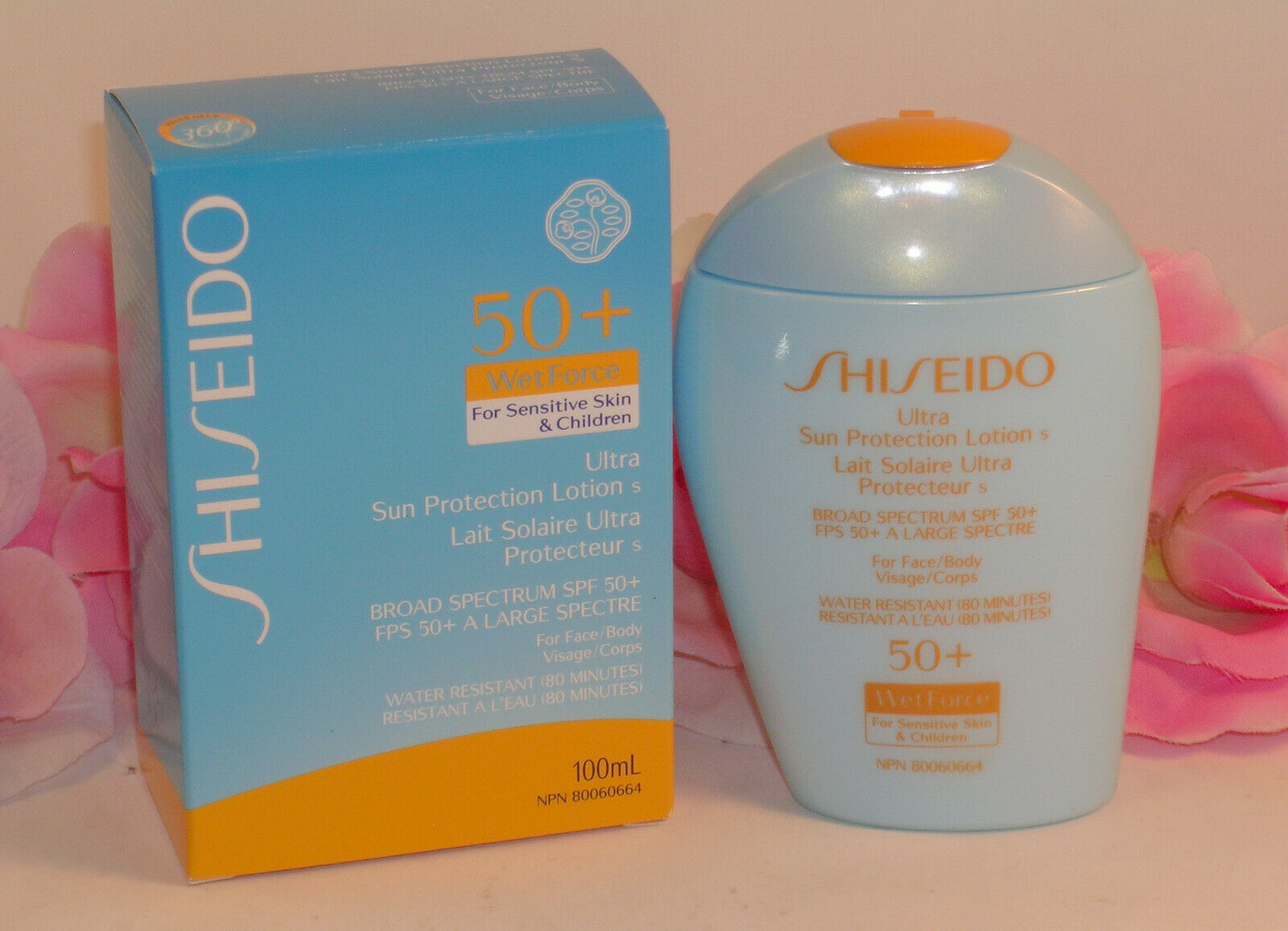 New Shiseido Ultra Sun Protection Lotion s SPF50+ Wet Force Sensitive / Children - $31.44