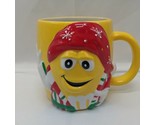 Galerie Yellow M &amp; M Holiday Christmas Mug Cup Mars Candy - £7.00 GBP