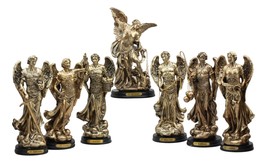 Ebros Set of 7 Archangel of The Angelic Council Statue 8&quot;H Michael Gabri... - £94.55 GBP