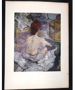 Vtg La Toilette (1896)Toulouse Lautrec Abrams Art Book &#39;52 Plate #12 14.... - €25,67 EUR