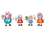 Peppa Pig Peppa&#39;s Adventures Peppa&#39;s Family Ice Cream Fun Figure 4-Pack ... - £21.91 GBP