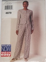 See &amp; Sew by Butterick Pattern 4079 Misses&#39; Top &amp; Pants Sizes 18-20-22 Uncut - $8.95