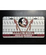 License Plate Vintage Florida State FSU Football VARSITY CLUB 2018-2019 ... - $33.53 CAD