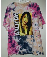 Aaliyah T Shirt Pink Tie-Dye Size Large Very Colorful  - $41.60 CAD