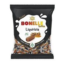 Bonelle Toffee Licorice candies -VEGETARIAN -150g Made in Italy- FREE SHIP - £8.67 GBP
