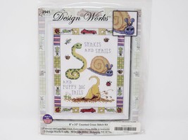 Design Works Counted Cross Stitch Kit - Snakes & Snails... - $14.95