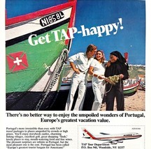 Air Portugal TAP Jets 1979 Advertisement Aviation Travel European Boats ... - $34.42 CAD
