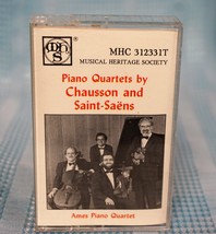 Musical Heritage Society  “Piano Quartets by Chausson and Saint-Saens” Cassette - £11.07 GBP