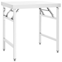  Kitchen Folding Work Table 34"x24"x32" Stainless Steel - $4,000.40 MXN