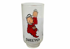 Popeye Drinking Glass Swee Pea Mug Cup Coca Cola Vtg 1975 Kollect set Coke Wimpy - £23.26 GBP