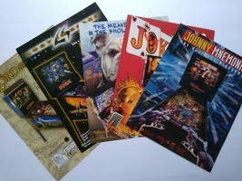 Pinball FLYER Lot Williams Jokerz Johnny Mnemonic Junk Yard Lord Of The Rings - £28.70 GBP