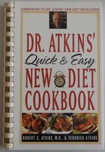 Dr. Atkins&#39; Quick and Easy New Diet Cookbook Atkins, Robert C. and Atkins, Veron - £2.29 GBP