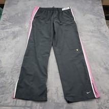 Nike Pants Womens XL 16-18 Black Pink Casual Elastic Waist Athletic Acti... - £20.23 GBP