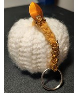 Pumpkin Plushie- White Keychain - $20.00