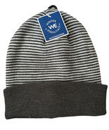 Winter We Essentials Unisex One Size Winter Gray Striped Beanie Hat - $244.42 MXN