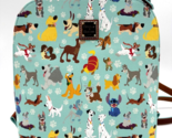 Disney Dooney &amp; and Bourke Dogs Backpack Purse Pluto Stitch Bolt Blue NW... - $311.84