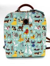 Disney Dooney &amp; and Bourke Dogs Backpack Purse Pluto Stitch Bolt Blue NWT 2024 C - £249.27 GBP