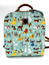 Disney Dooney &amp; and Bourke Dogs Backpack Purse Pluto Stitch Bolt Blue NW... - $311.84