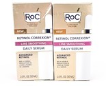 RoC Retinol Correxion Line Smoothing Daily Serum 1 Fl Oz Each Lot Of 2 - £28.33 GBP
