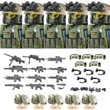 KSK-5PCS Military Army Figures Building Blocks US 101st Airborne Division - £16.06 GBP