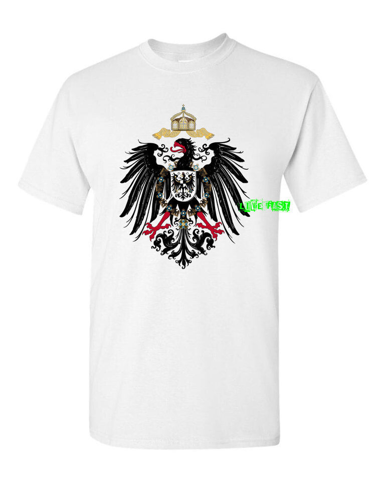 GERMANY IMPERIAL T SHIRT german world war one military history ww1 kaiser