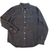 American Eagle Outfitters Mens Black Long Sleeve Button Down Shirt, Size L - £9.43 GBP
