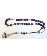 Greek Komboloi Amethyst and Sterling Silver - £113.95 GBP