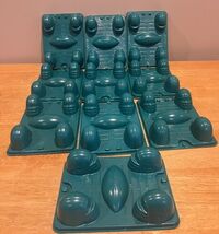 Jell-O Jiggler Football Molds 4 Helmets And 1 Football 10 Pack - $544.63 MXN