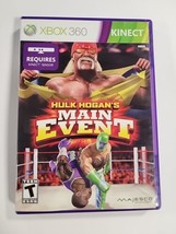 Hulk Hogan's Main Event (Microsoft Xbox 360, 2011) Complete: CD, Manual, Case  - $9.99