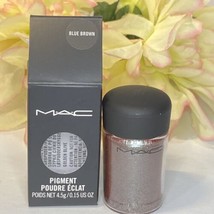 MAC Pigment Glitter Eye Shadow Liner  *Blue Brown*  Full Size NIB Free Shipping - £17.95 GBP