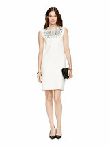 $548 Kate Spade Sz 6 White Embellished Sweater Dress Euc - £119.61 GBP