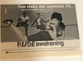 Rude Awakening TV guide Print Ad Sherilyn Fenn Mario Van Peebles TV1 - £4.77 GBP