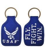 US Air Force New Logo Embroidered Keychain Military Key Rings - £6.86 GBP